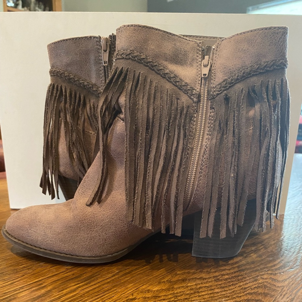 Salem Fringe Booties